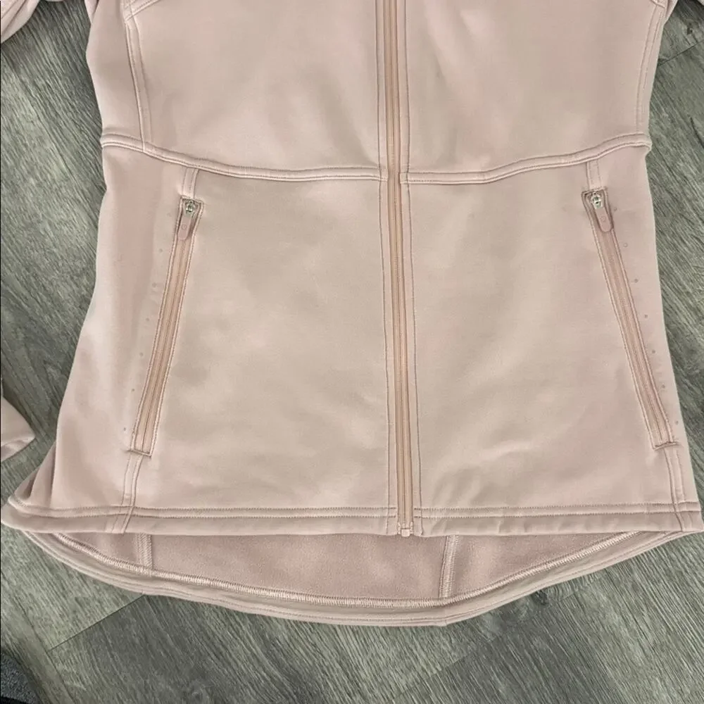Lululemon Fleece Flurry Pink Hooded Jacket 